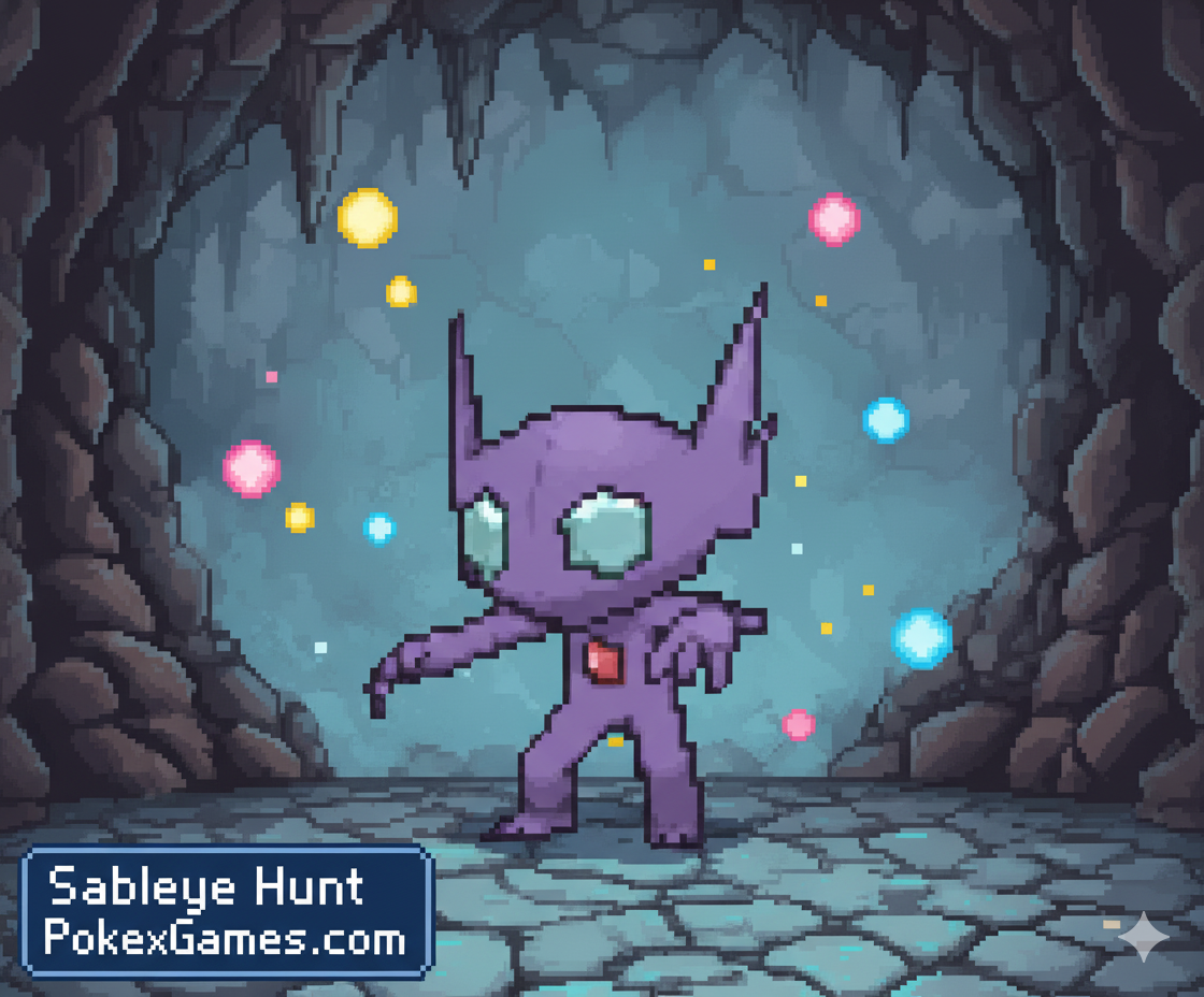 🔮 Hunt de Sableye em Phenac
