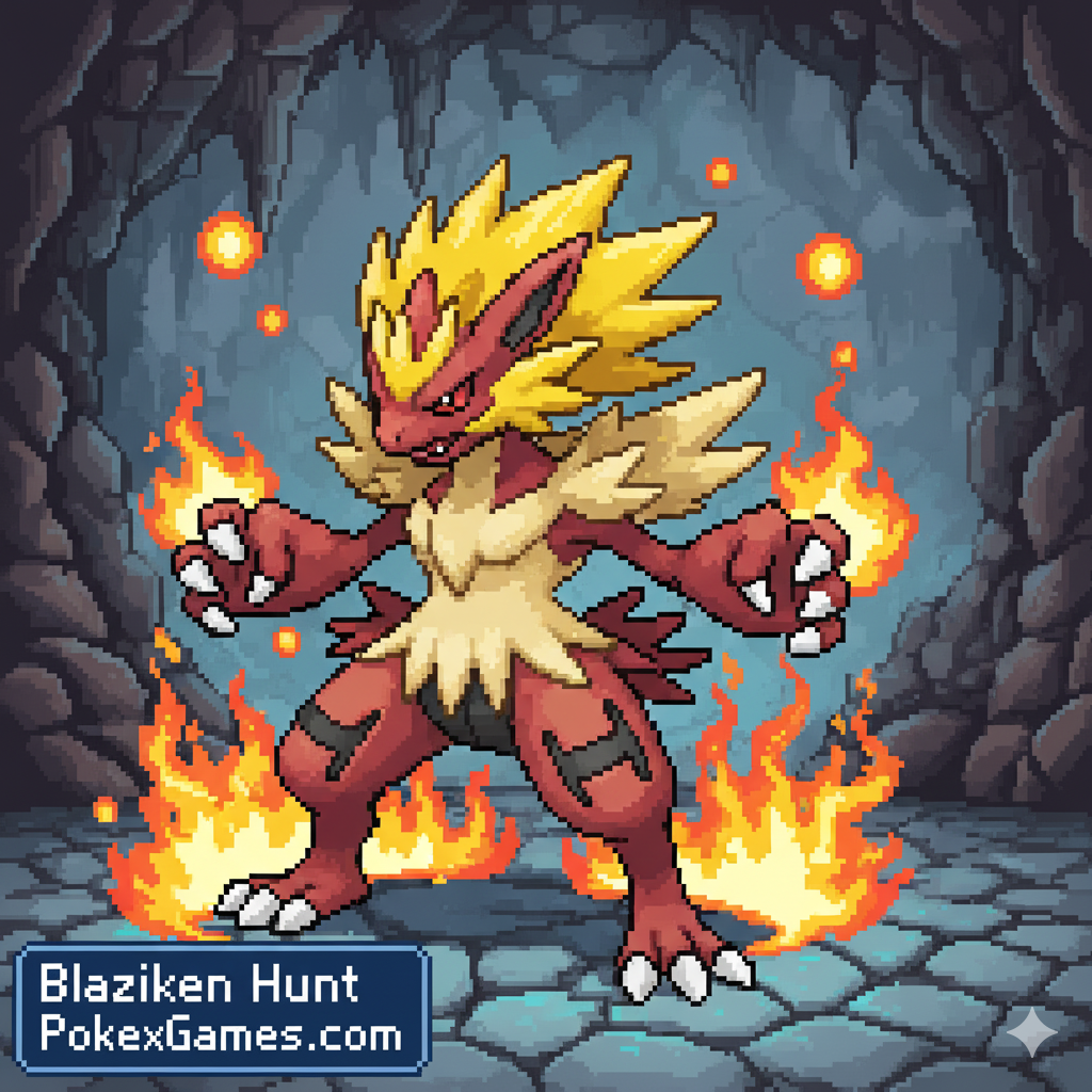 🔥 Hunt de Blaziken em Phenac